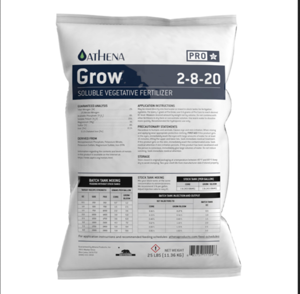 Pro grow 4.53 kg box athena